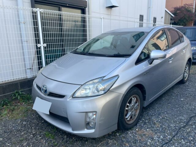 【名古屋市西区・北区の法人車両買取】平成22年式プリウス30系（9万キロ）を高価買取｜営業車・過走行車もお任せください